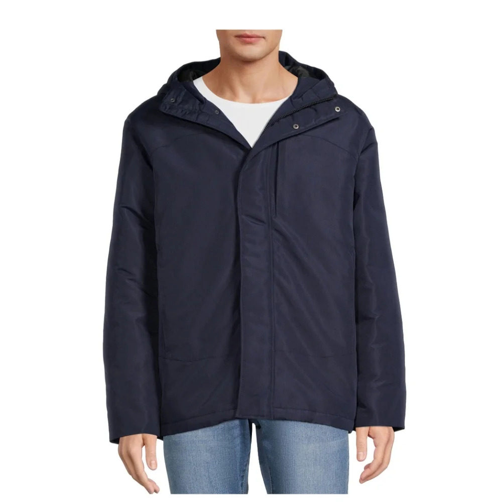 Swiss Tech Men's  Dark Navy Midweight Jacket Coat NWT